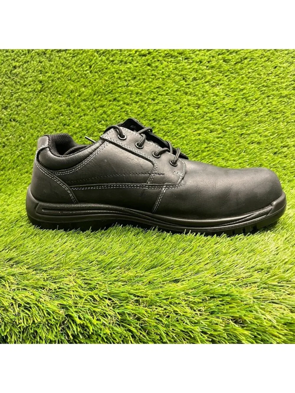 Avenger Foreman Mens Size 14E Black Composite Safety Toe Work Oxford Shoes